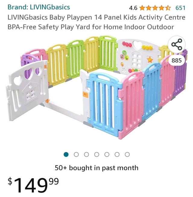 Living Basics Baby Play Yard