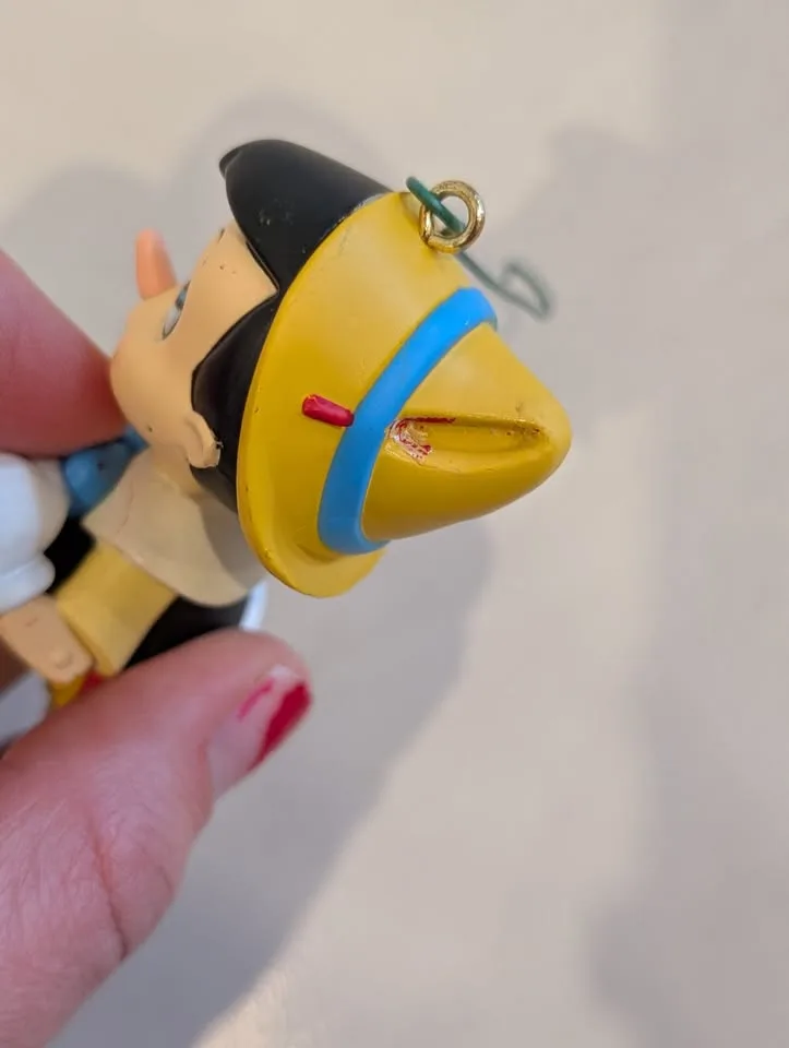 Vintage Disney Pinocchio Christmas Ornament image indicator(8)