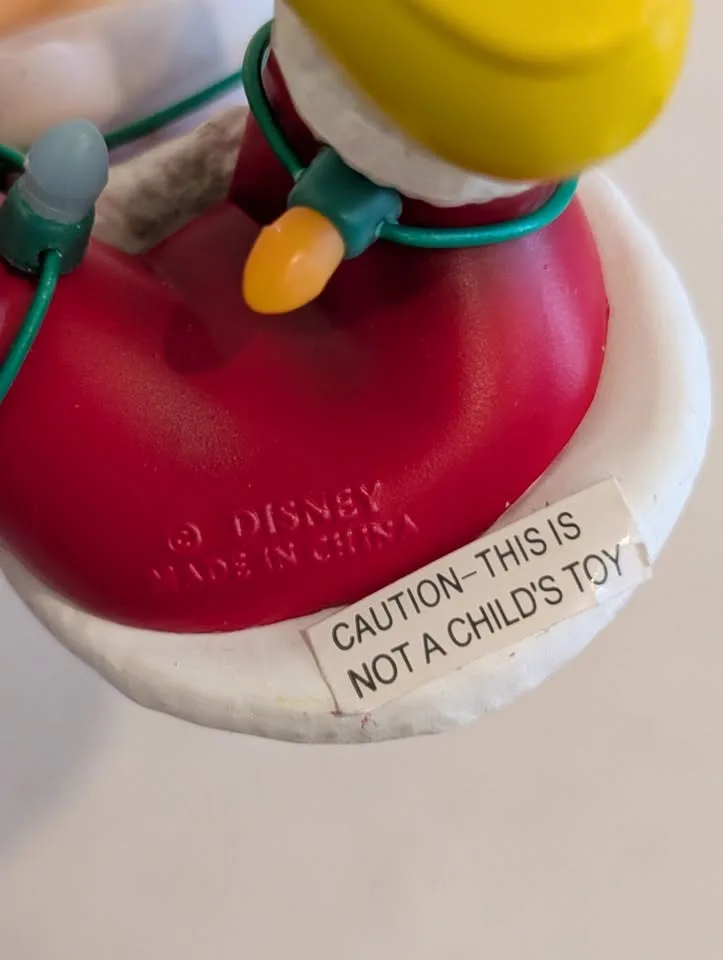 2 Vintage Disney MICKEY Christmas Ornaments image indicator(6)