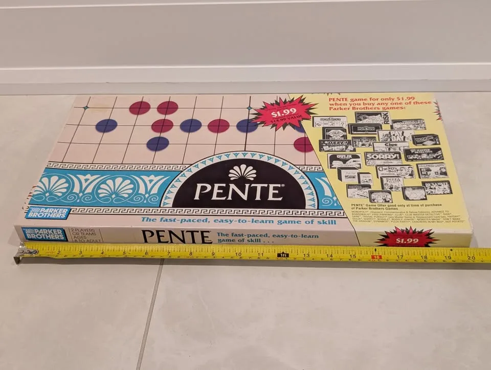 Vintage 1989 Parker Brothers Pente Board Game image indicator(2)