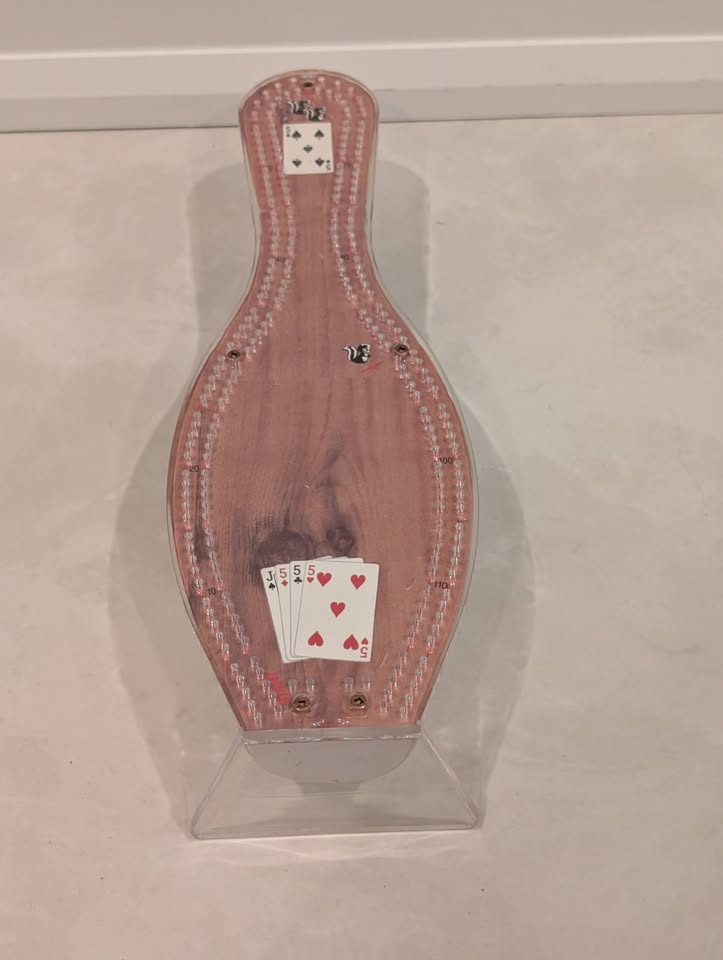 Unique Bowling Pin Cribbage Board - photo 2