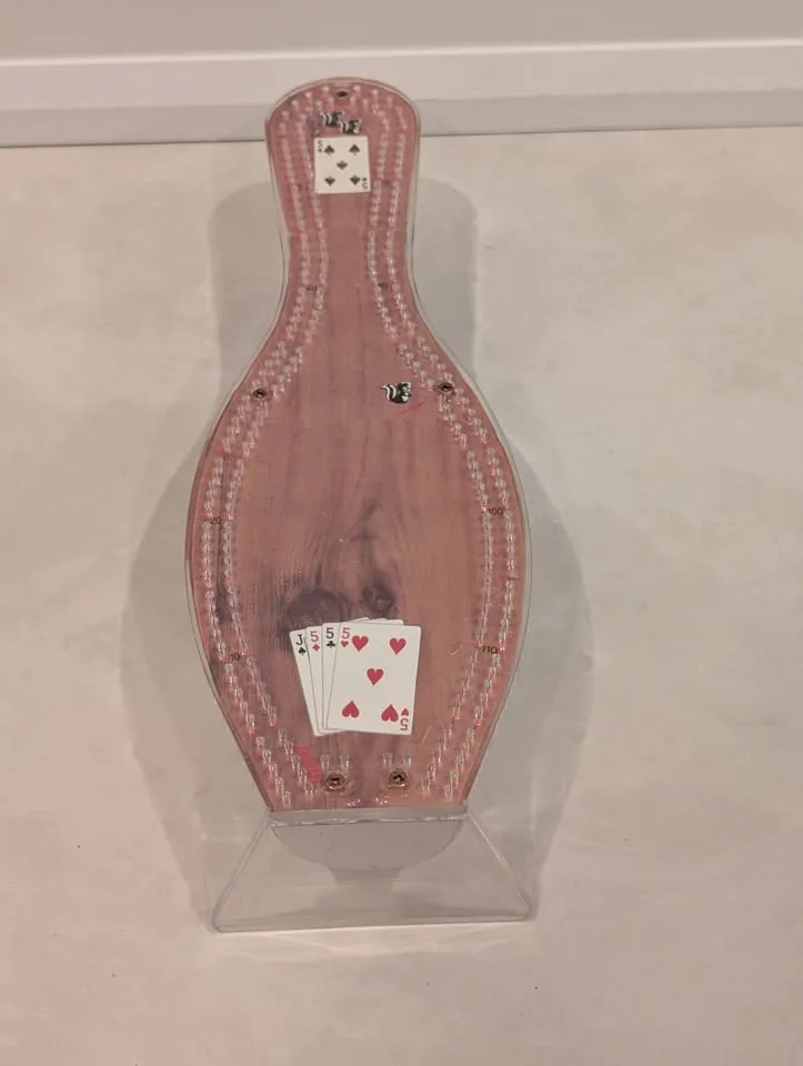 Unique Bowling Pin Cribbage Board image indicator(2)