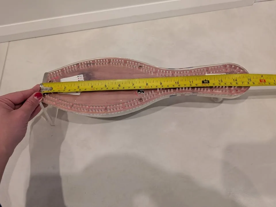 Unique Bowling Pin Cribbage Board image indicator(3)