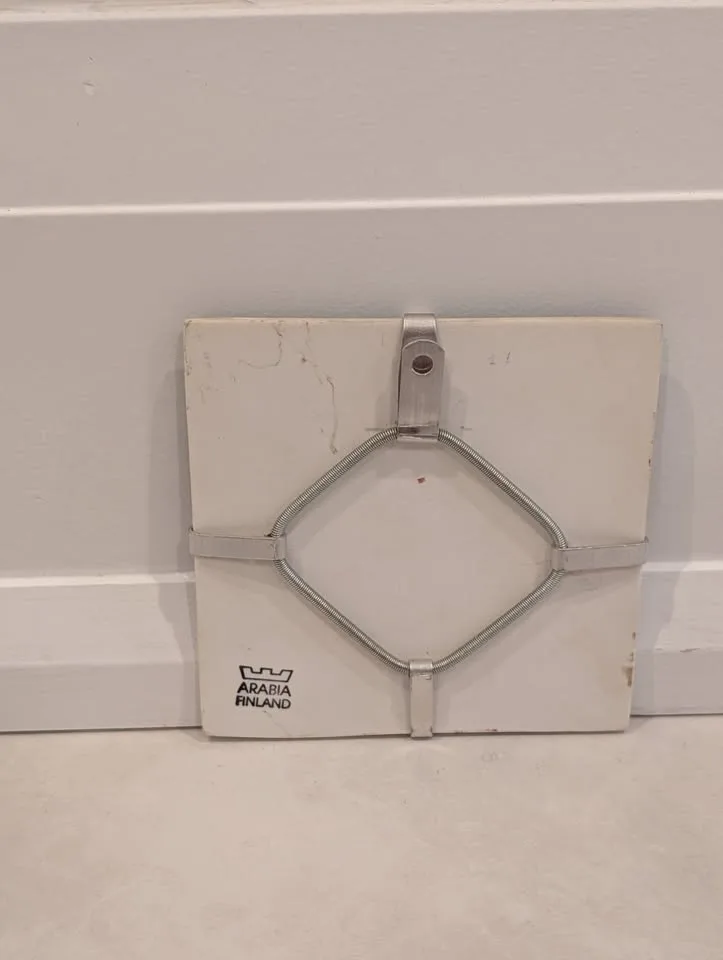 Vintage Arabia Finland "Blue House of Happiness" Tile image indicator(4)