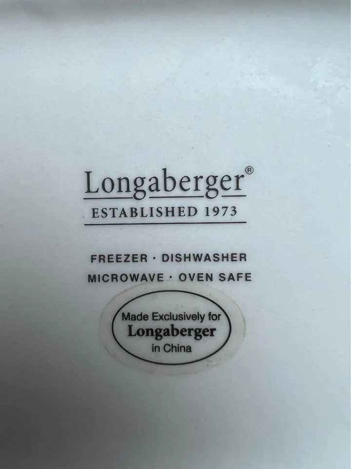 Longaberger Nature's Garland 5” Square Bowl image indicator(5)