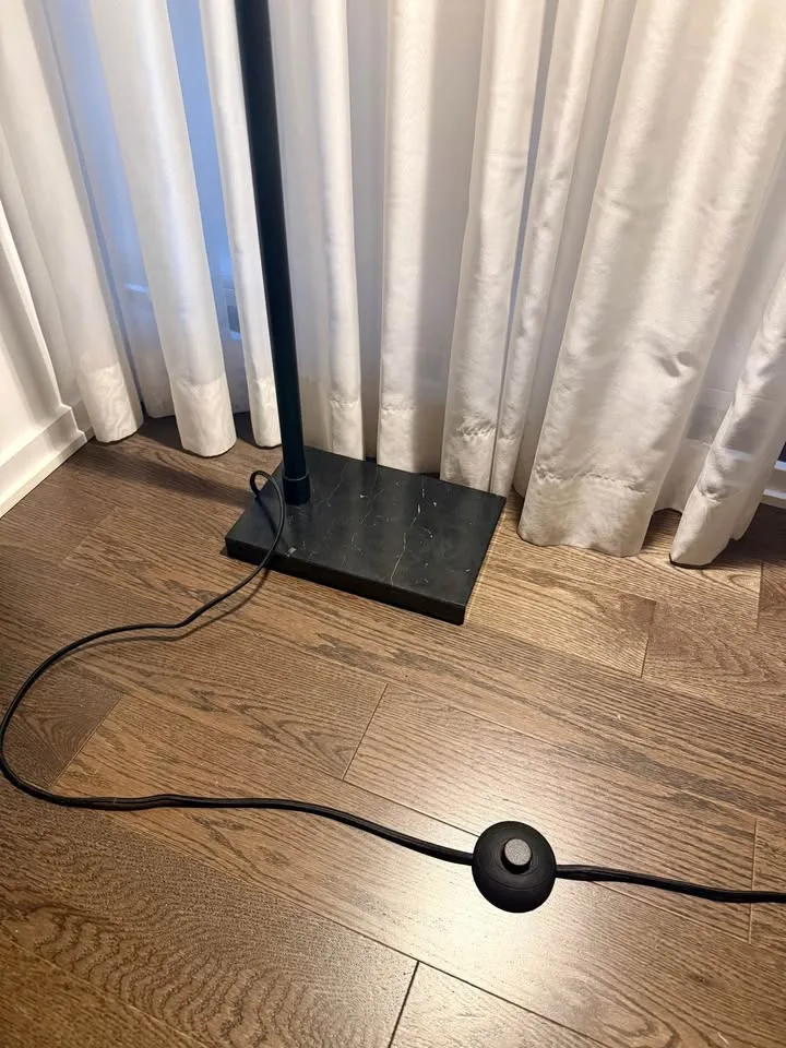 Renwil Fadia Floor Lamp — Like New, black, sofa lamp image indicator(4)