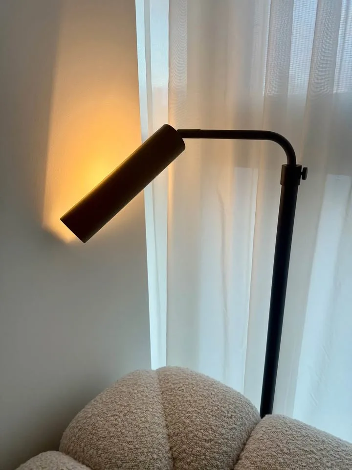Renwil Fadia Floor Lamp — Like New, black, sofa lamp image indicator(7)
