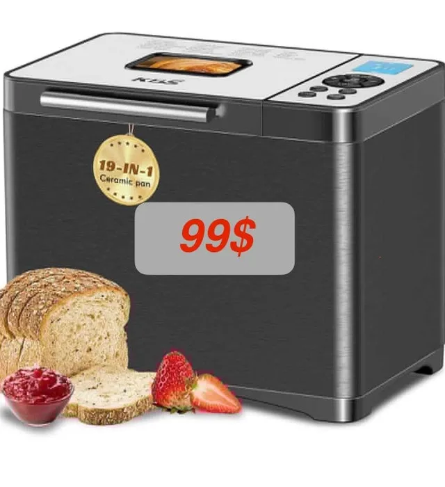 KBS Bread Maker - 2 lb, 19 Programs