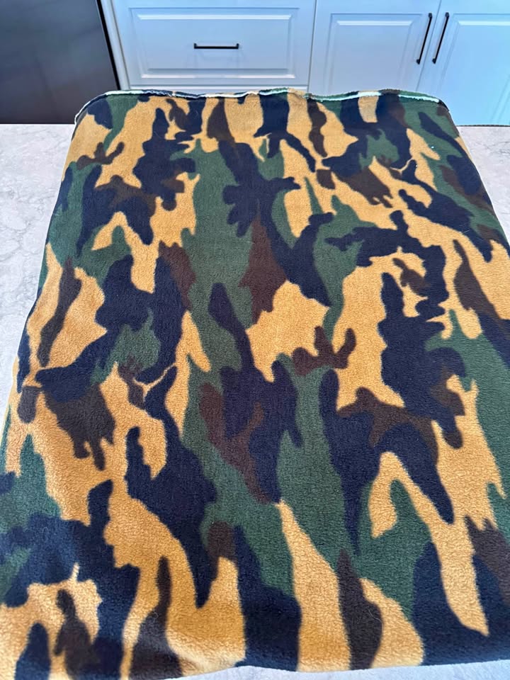 Polar Fleece Camo 60” wide, 4.6m