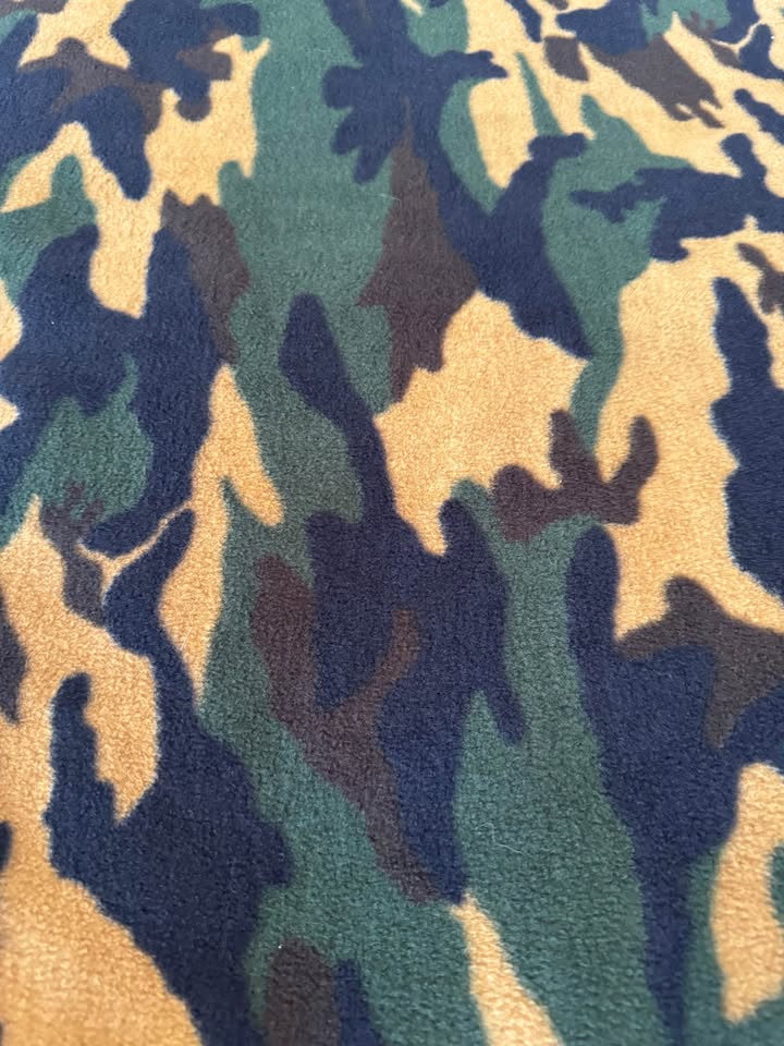 Polar Fleece Camo 60” wide, 4.6m - photo 2