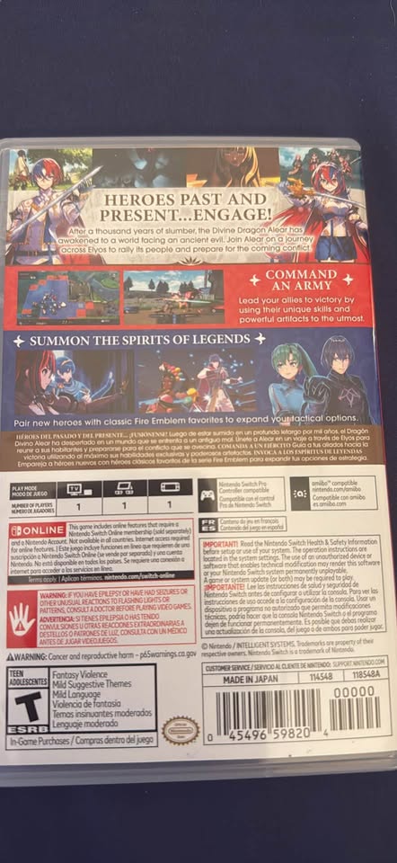 Fire Emblem Engage Nintendo Switch Game - photo 3