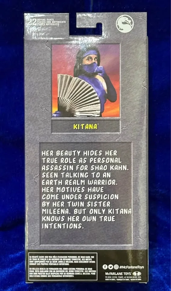 McFarlane Toys Mortal Kombat Klassics Figure - Kitana Red Platin image indicator(2)