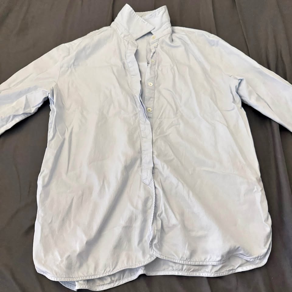 Massimo Dutti Baby Blue Blouse Shirt