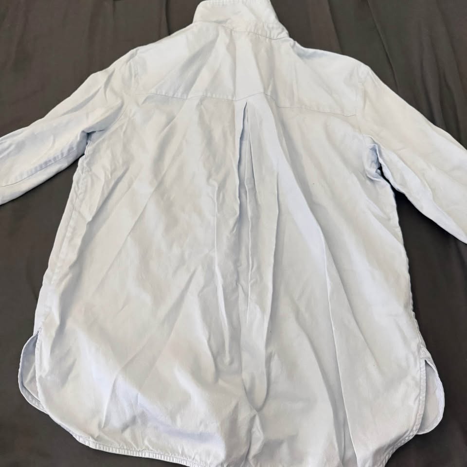 Massimo Dutti Baby Blue Blouse Shirt - photo 3