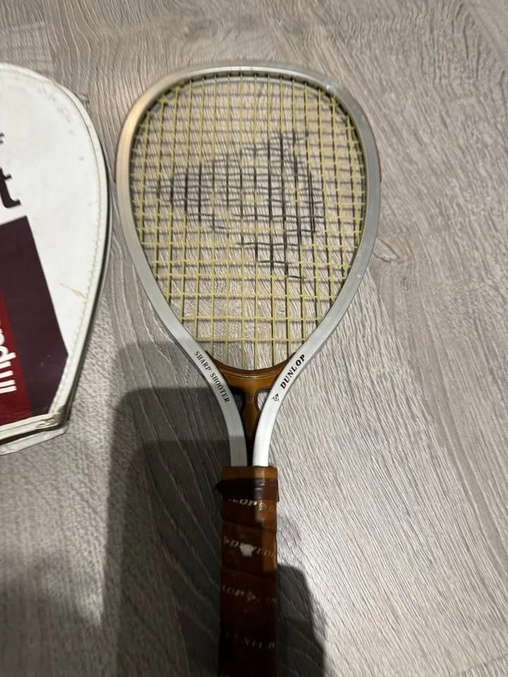 Vintage AMF Voit Impact One Racquetball Racket W/Cover image indicator(4)