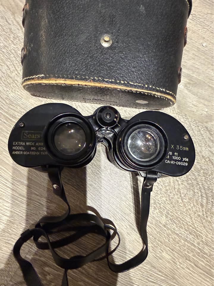 Vintage Sears Binoculars 7 x 35 MM with Case - photo 3