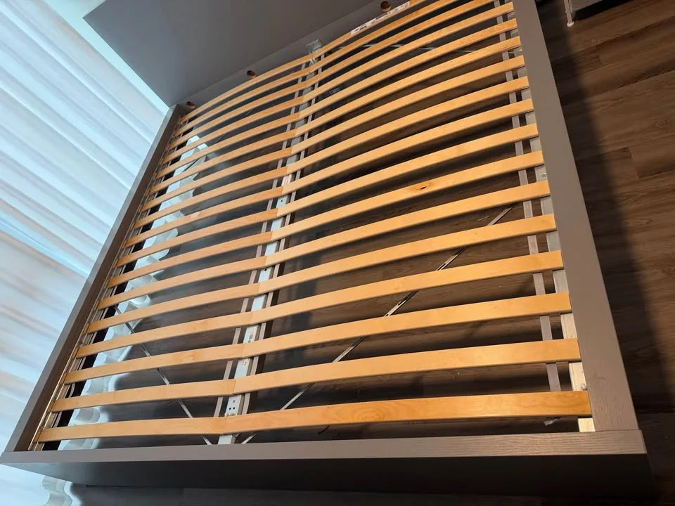 IKEA MALM King Bed Frame w/ 2 Storage Boxes image indicator(8)