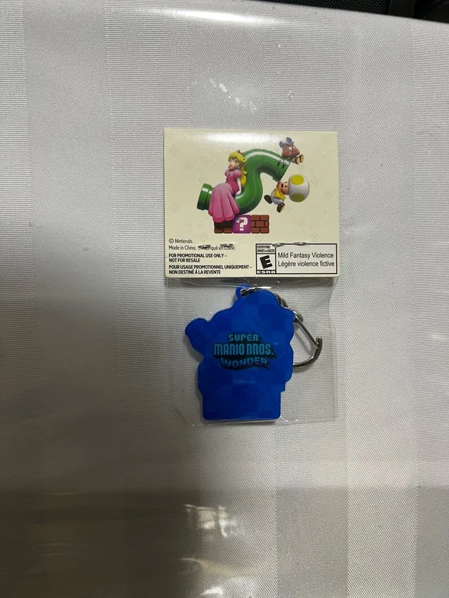 Super Mario Wonder Keychain image indicator(2)
