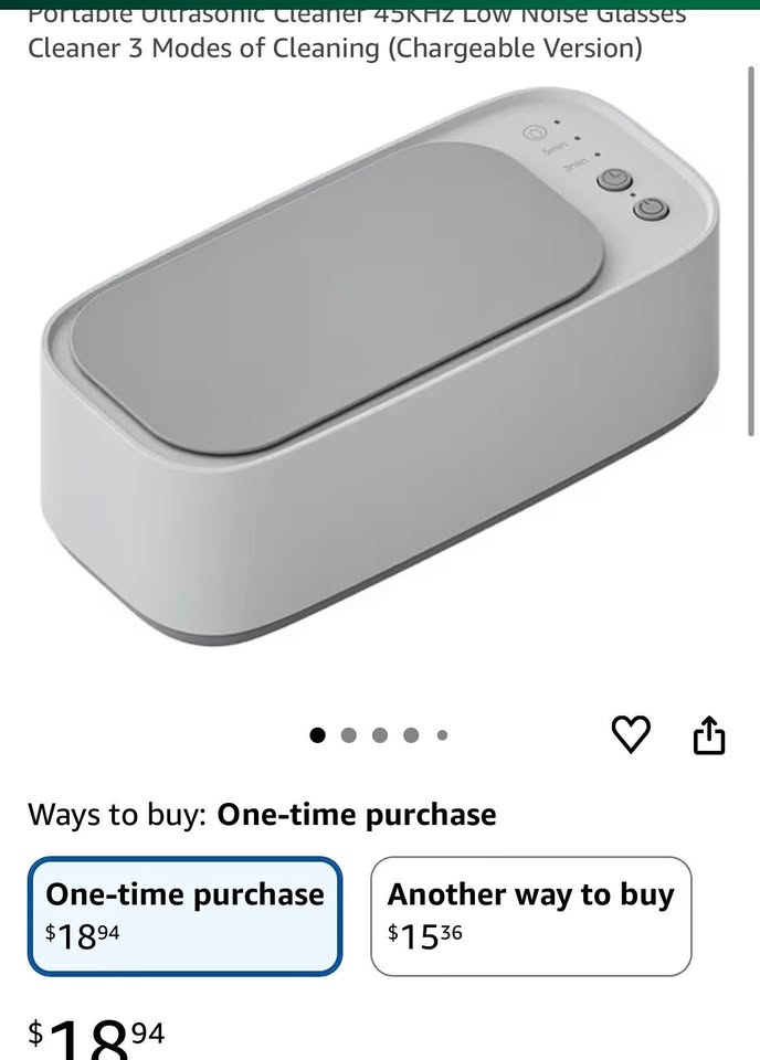 Portable Ultrasonic Cleaner Glasses Cleaner