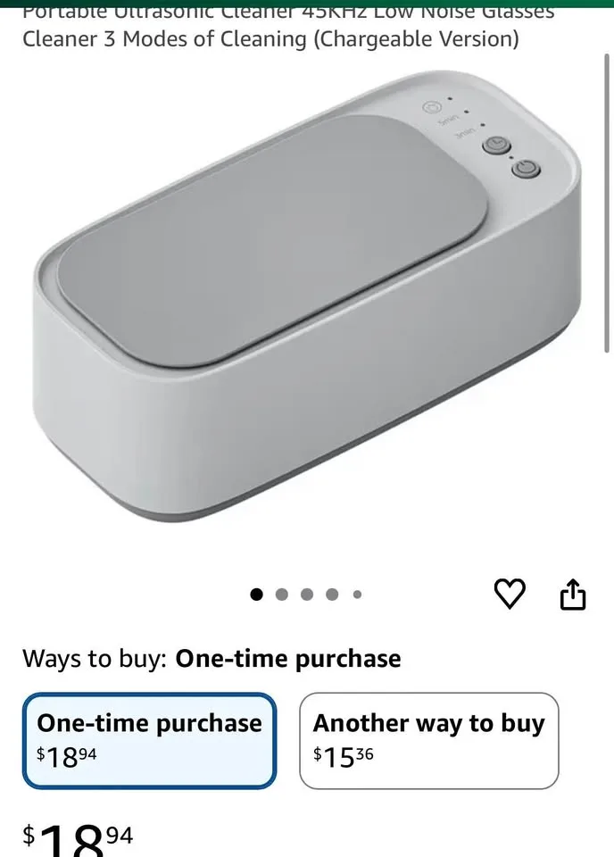 Portable Ultrasonic Cleaner Glasses Cleaner