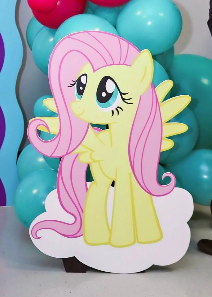 Little pony cutout unicorn for birthday