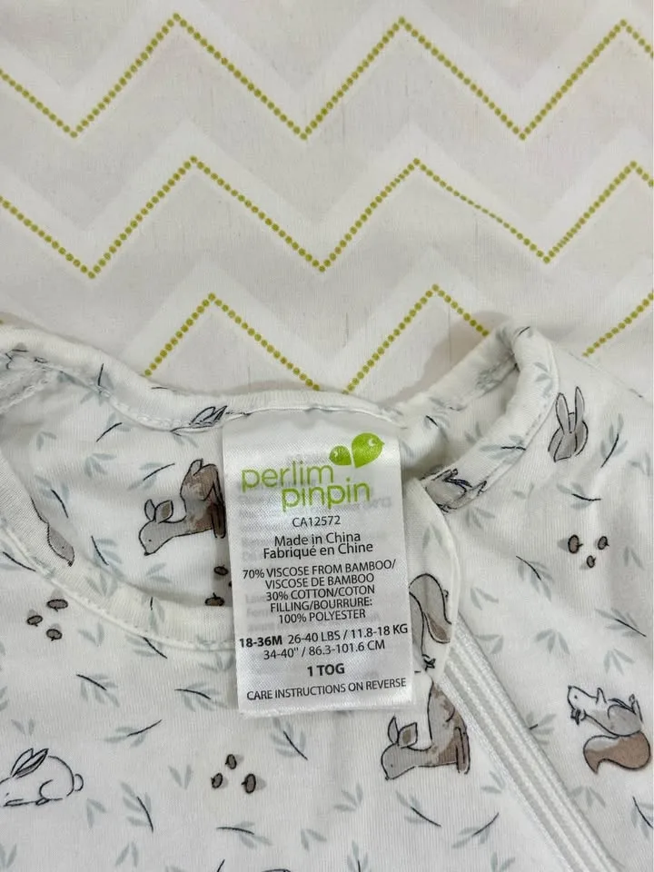 Perlimpinpin Bamboo Sleep Bag 18-36 month • 1 TOG image indicator(3)