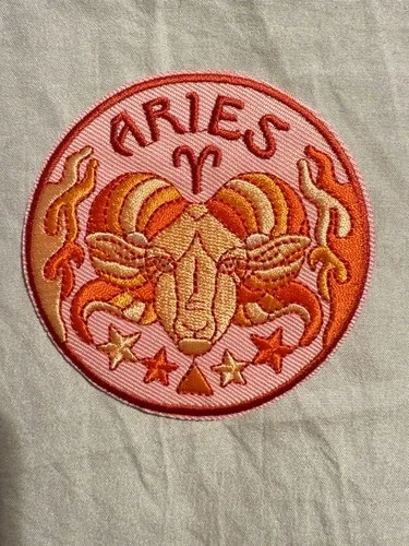 Embroidered Patch, Aries Zodiac Astrology Constellations image indicator(4)