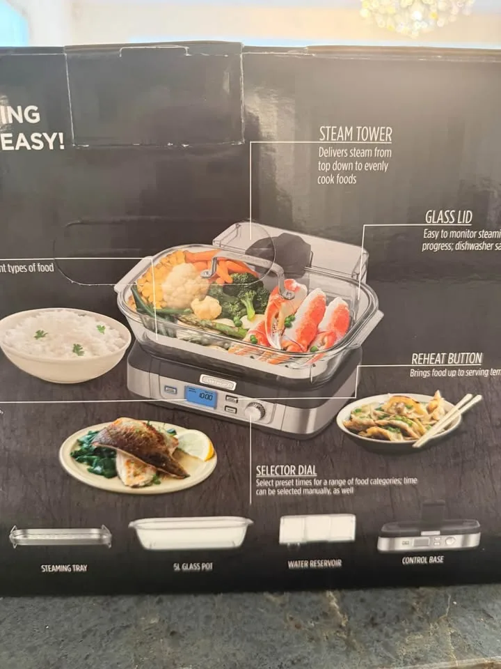 Mew-Cuisinart Cook Fresh Digital Glass Steamer image indicator(6)