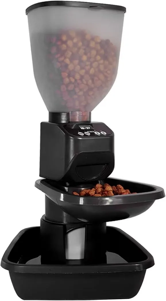 Dog & Cat Food Feeder with Water Dispenser image indicator(2)