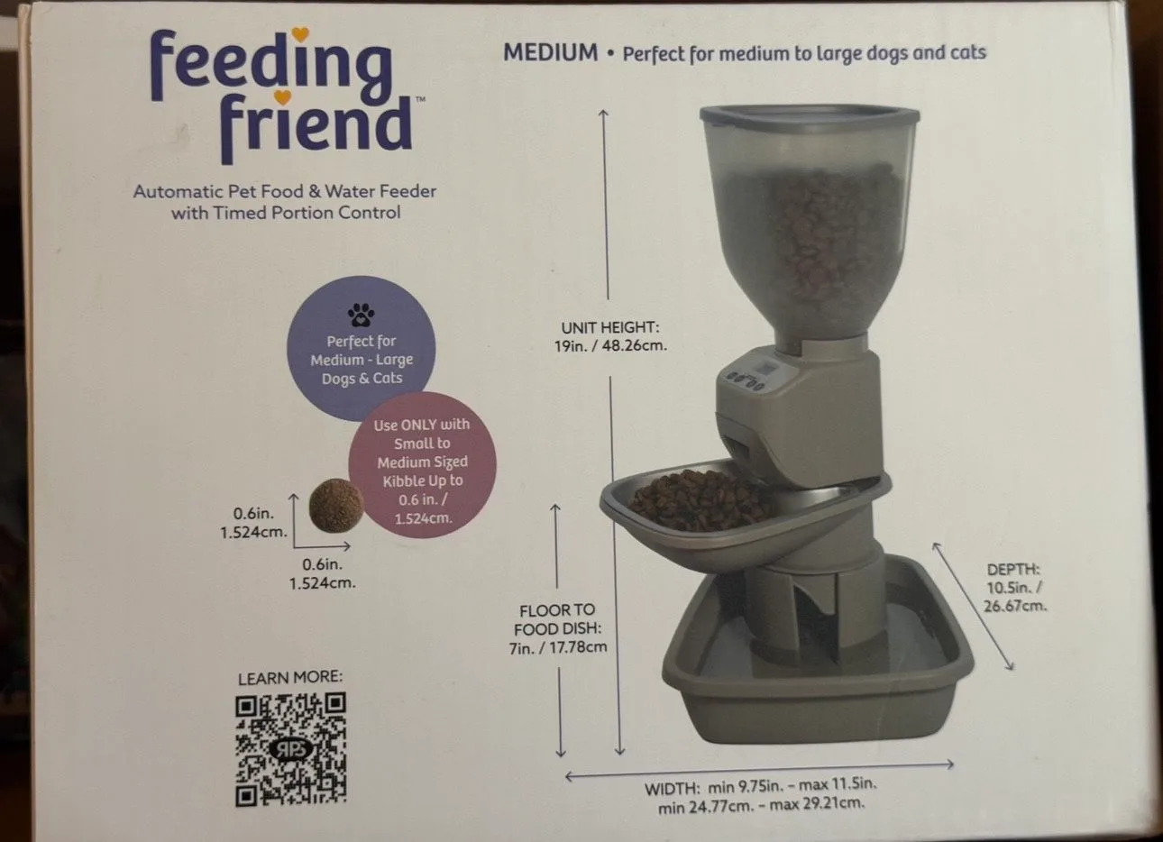 Dog & Cat Food Feeder with Water Dispenser image indicator(4)