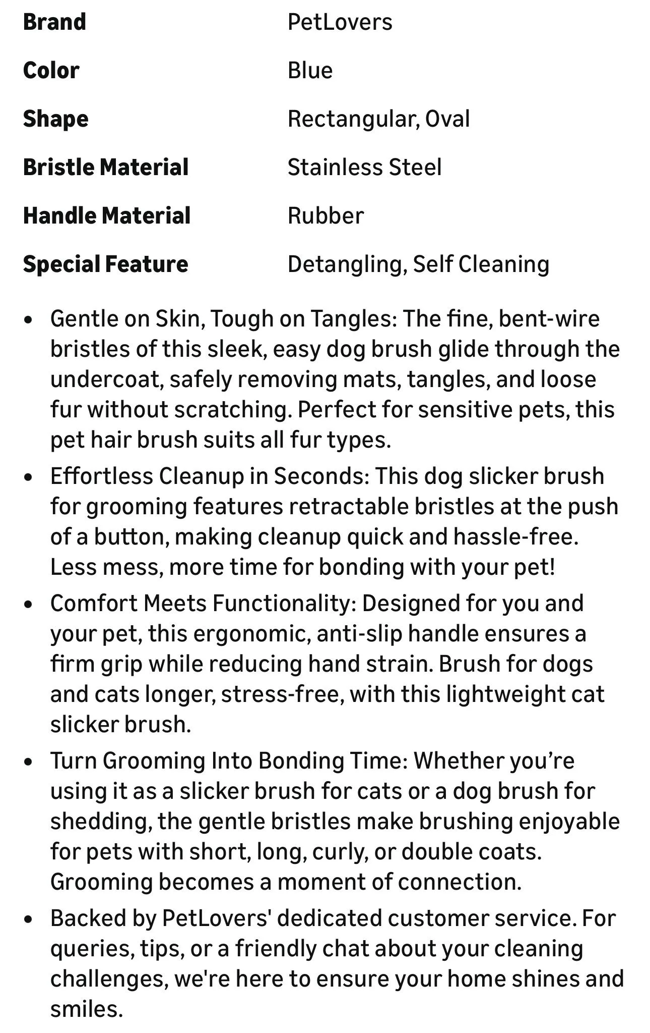 Self-Cleaning Pet Brush - Dog Cat Brush & Steam Pet Brush image indicator(3)