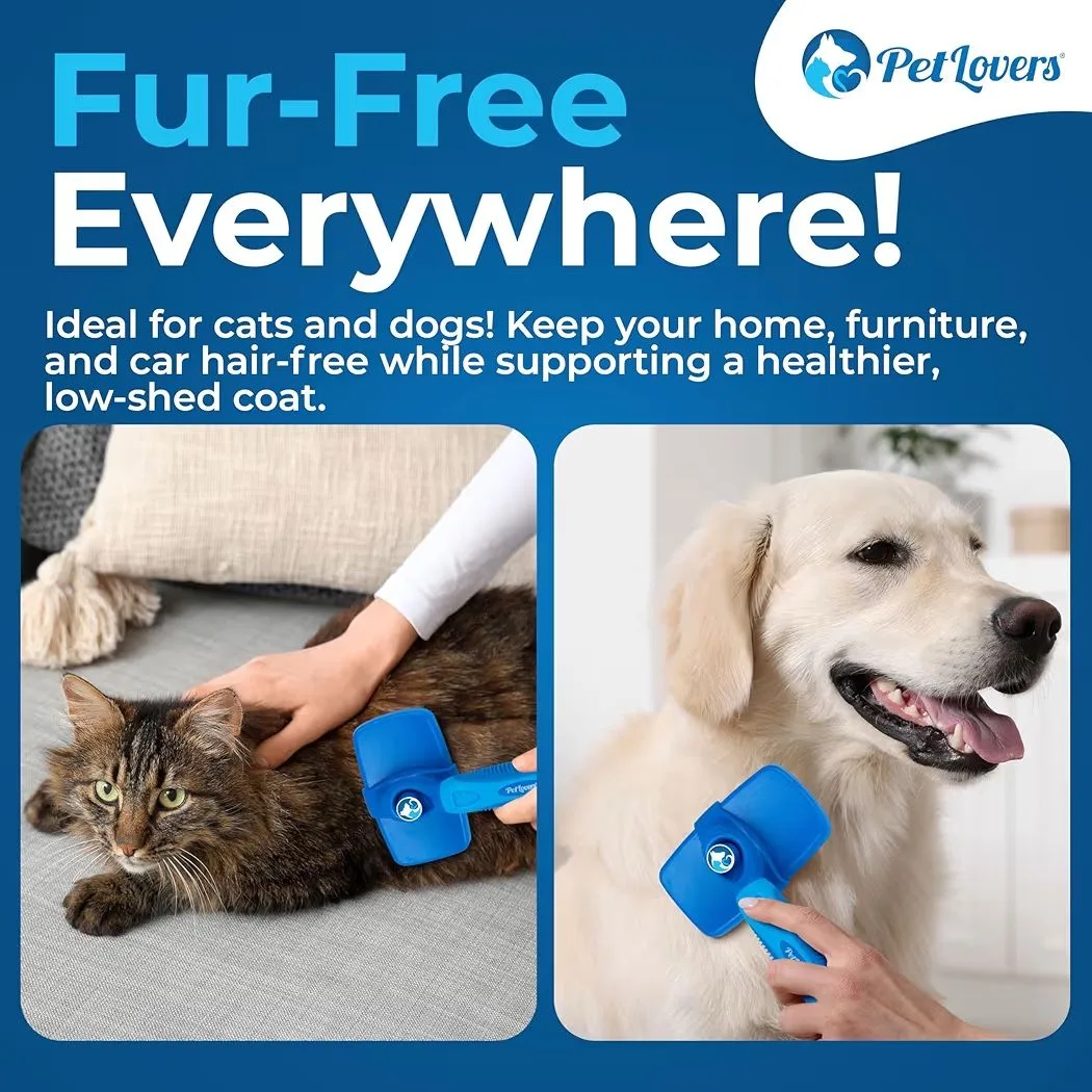 Self-Cleaning Pet Brush - Dog Cat Brush & Steam Pet Brush image indicator(5)