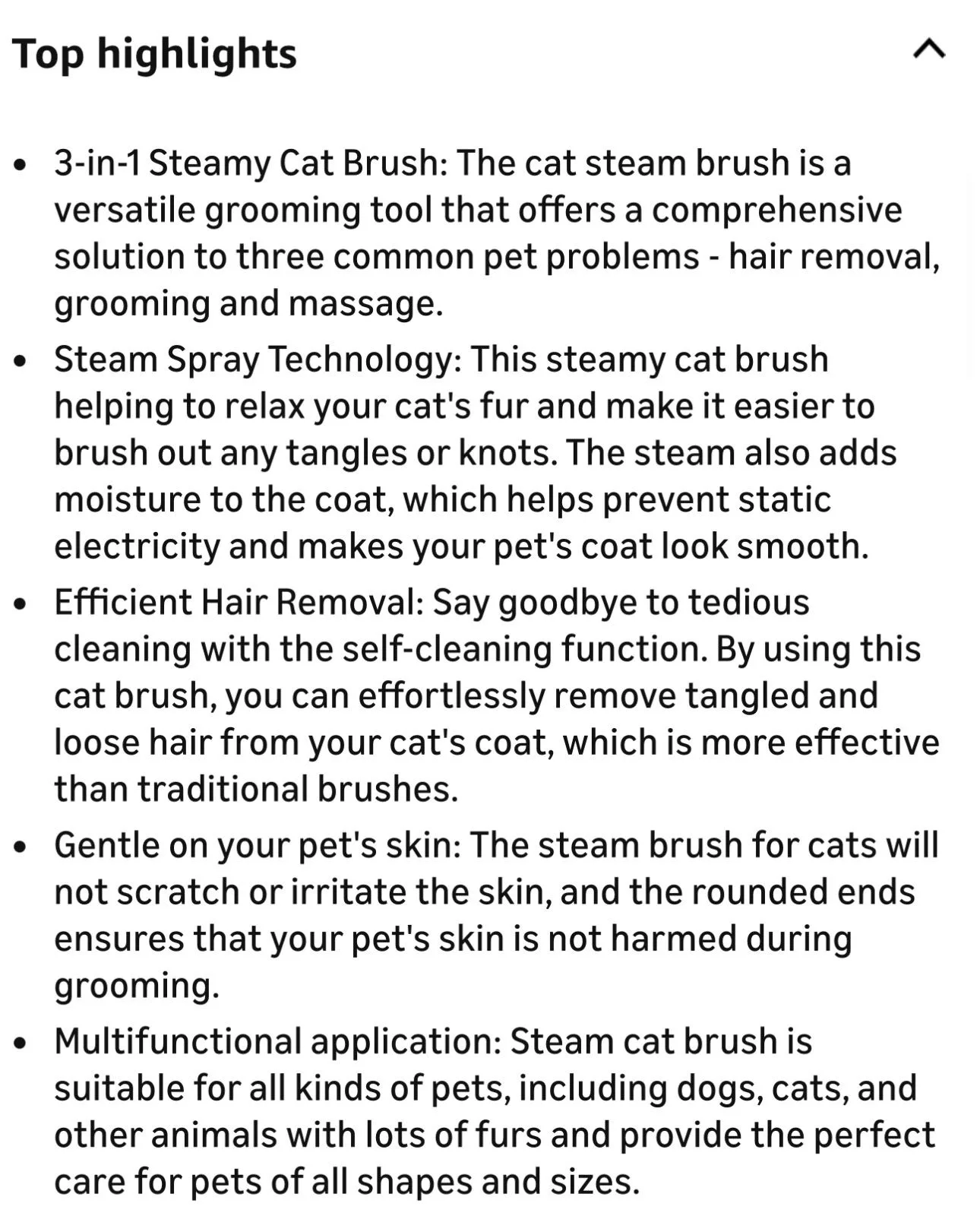 Self-Cleaning Pet Brush - Dog Cat Brush & Steam Pet Brush image indicator(9)