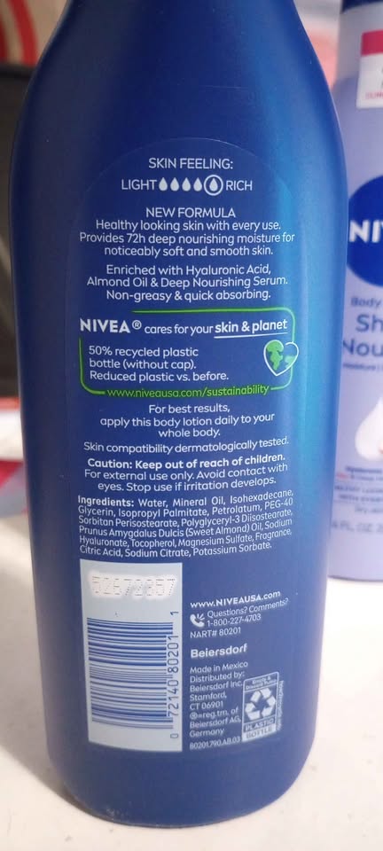 3 Nivea Lotion - 3 for $10 (Essentially Enriched) - photo 3
