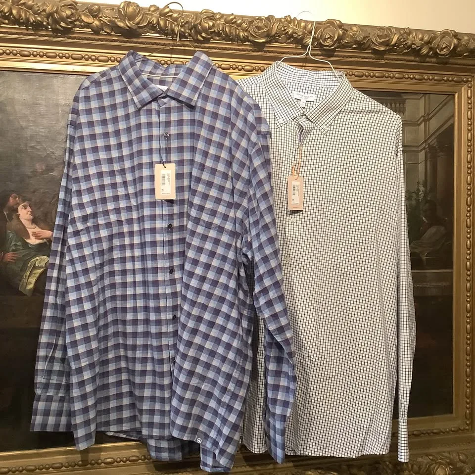 Pair of Peter Millar Long Sleeve Shirts Men’s size XXL - NWT image indicator(2)