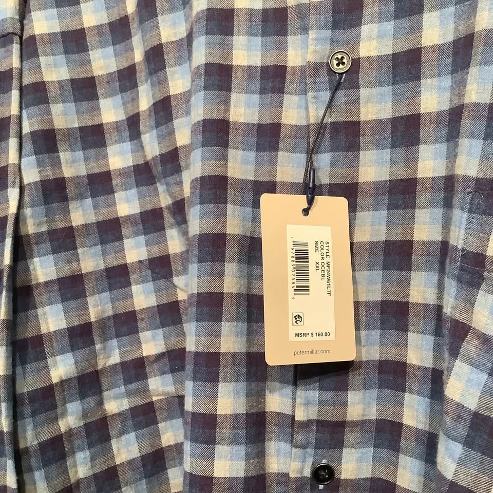 Pair of Peter Millar Long Sleeve Shirts Men’s size XXL - NWT image indicator(5)