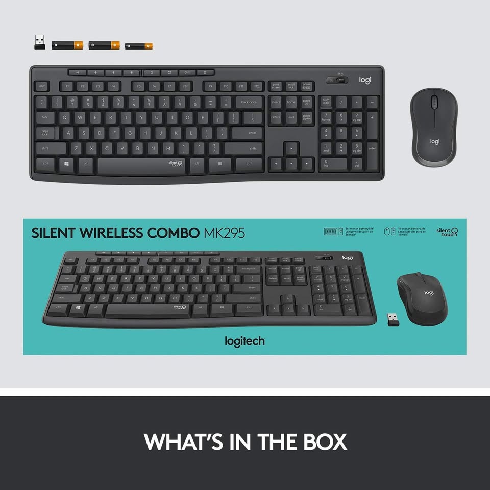 Logitech MK295 Wireless Mouse & Keyboard Combo - photo 2