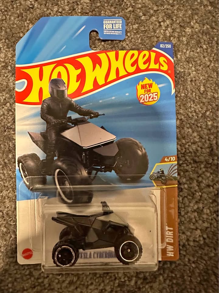 Hot Wheels Tesla Cyberquad – New for 2025 – #82/250