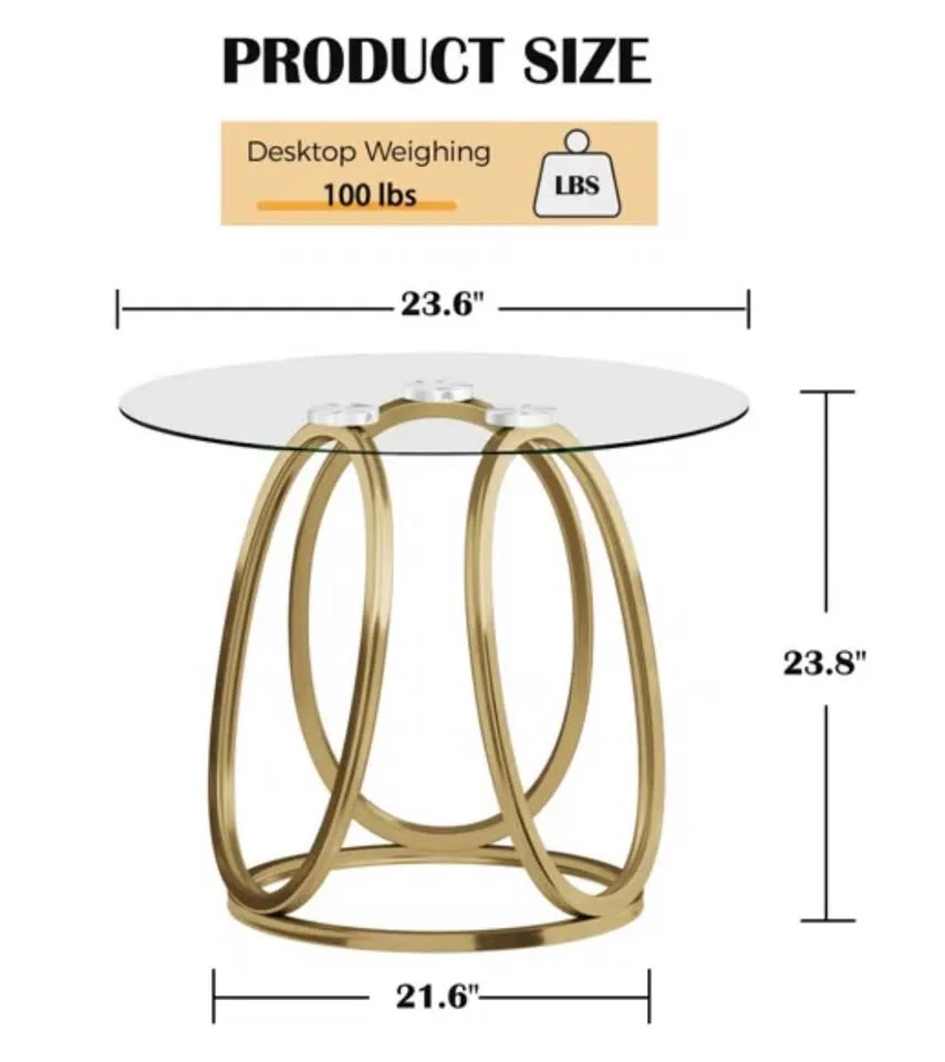 Top end table 23.8” high image indicator(2)