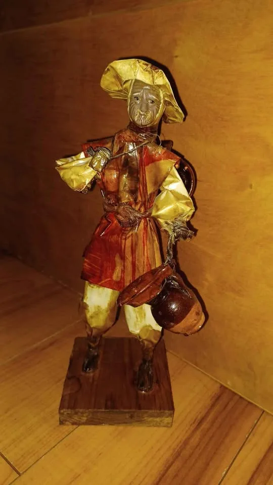 Vintage Mexican Folk Art Papier-Mâché Pair image indicator(2)