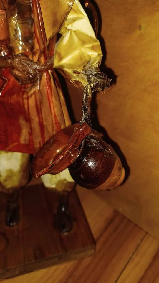 Vintage Mexican Folk Art Papier-Mâché Pair image indicator(3)