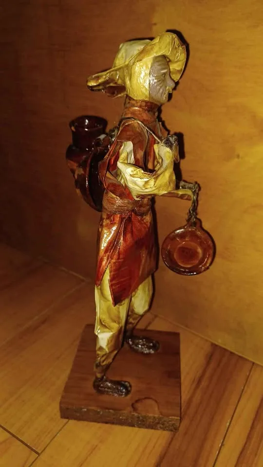 Vintage Mexican Folk Art Papier-Mâché Pair image indicator(4)