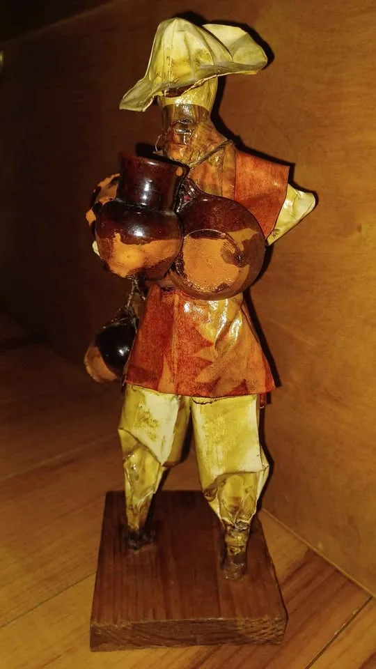 Vintage Mexican Folk Art Papier-Mâché Pair image indicator(5)