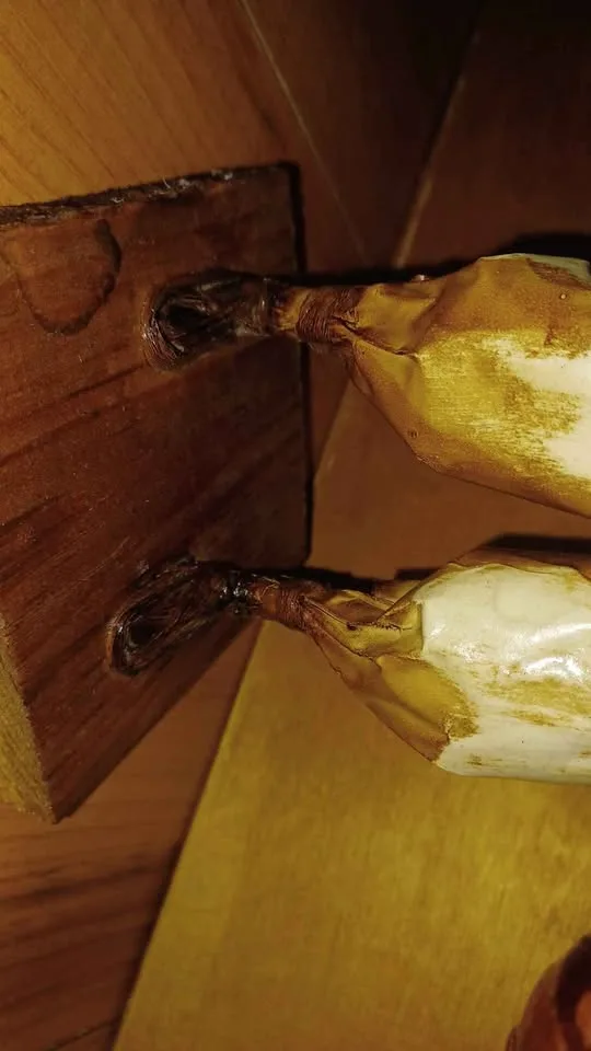 Vintage Mexican Folk Art Papier-Mâché Pair image indicator(6)