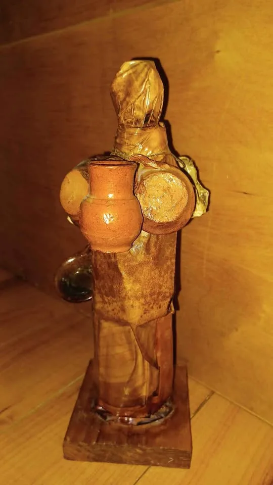 Vintage Mexican Folk Art Papier-Mâché Pair image indicator(9)