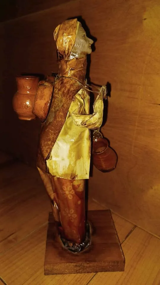 Vintage Mexican Folk Art Papier-Mâché Pair image indicator(10)