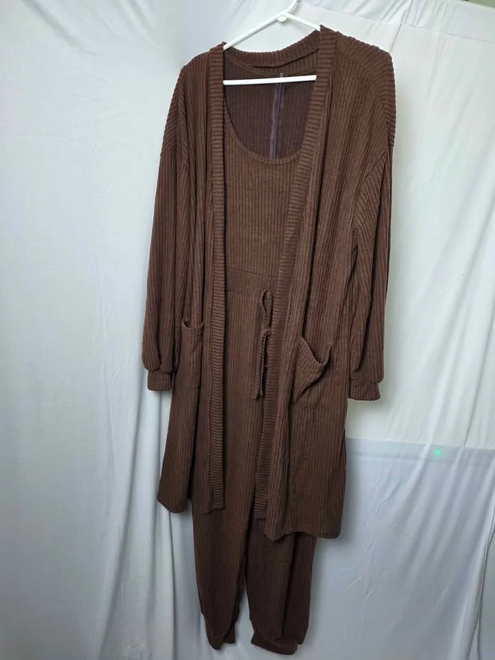 Shein 2x Vionelle Plus Size Open Front Jacket image indicator(3)