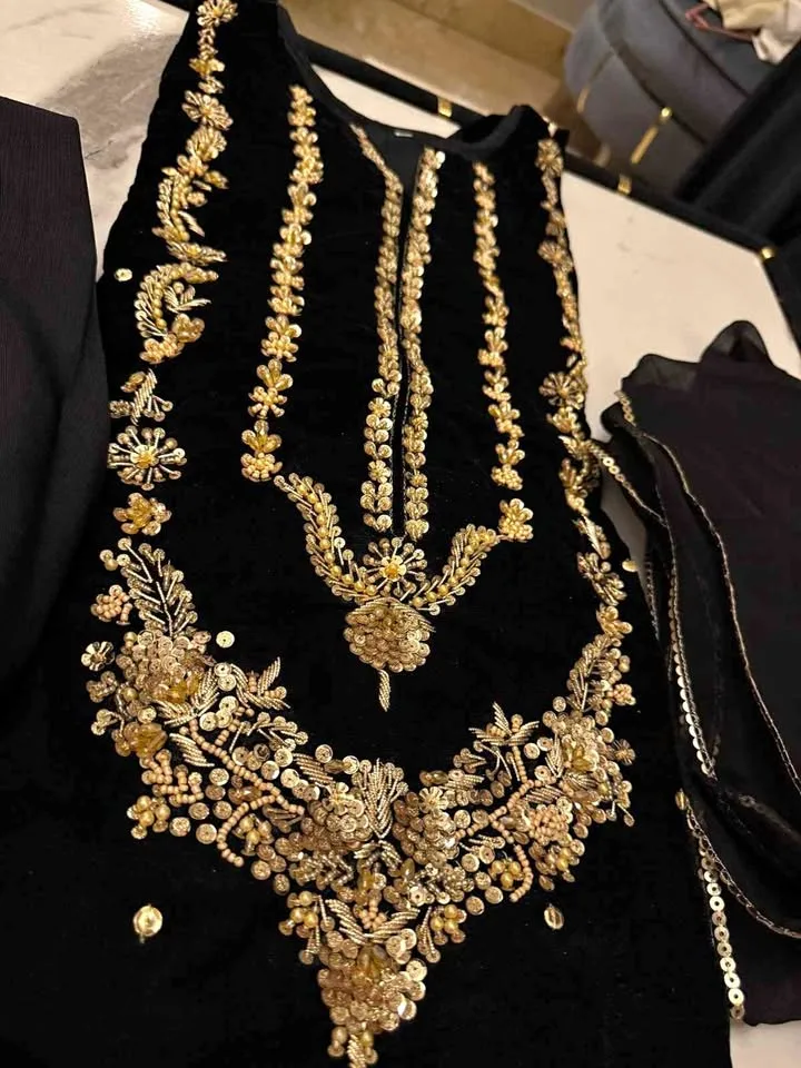 9000 microvelvet pure handwork dresses