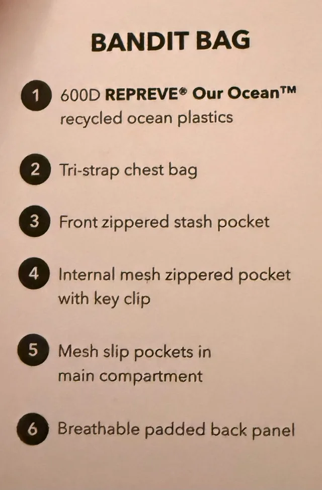 Bandit Chest Bag image indicator(4)