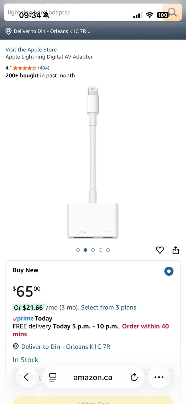 Apple lightning to HDMI adapter image indicator(3)